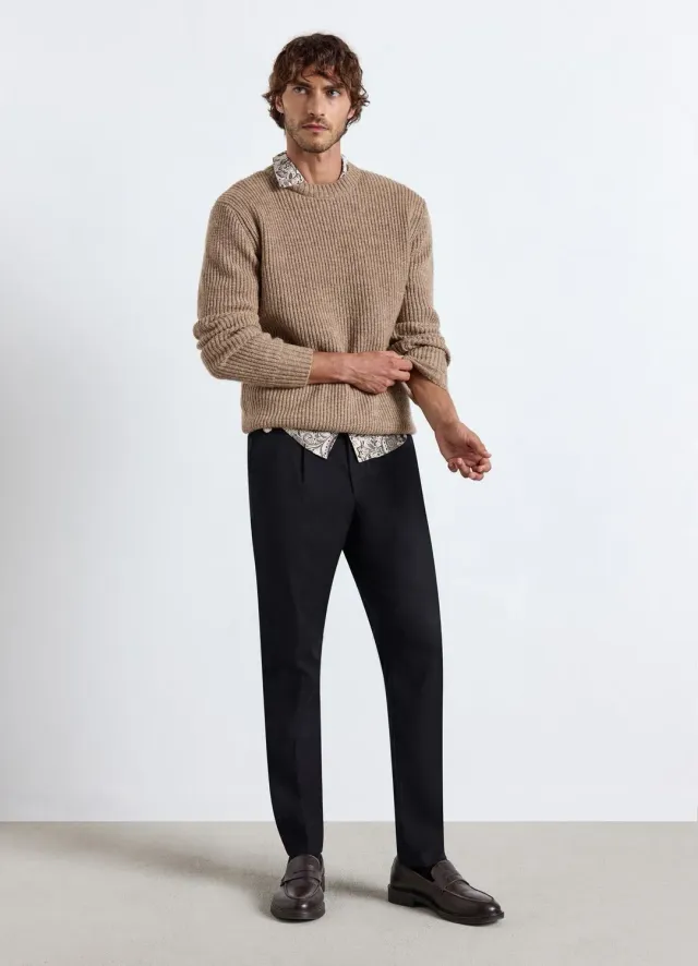 Calliope pantalon homme taille élastique coupe droite