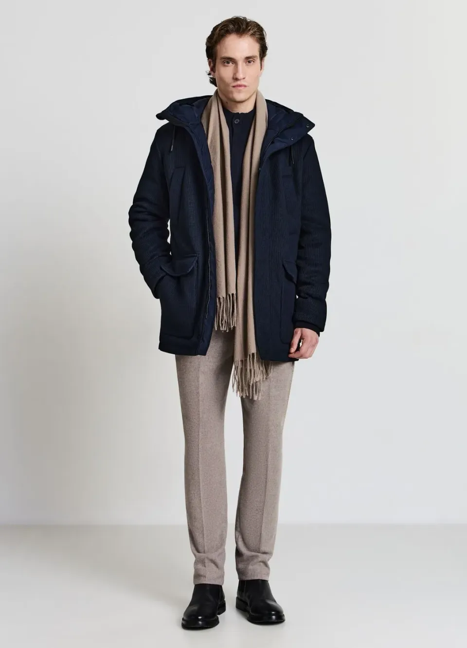 Calliope parka matelassé capuche homme hiver