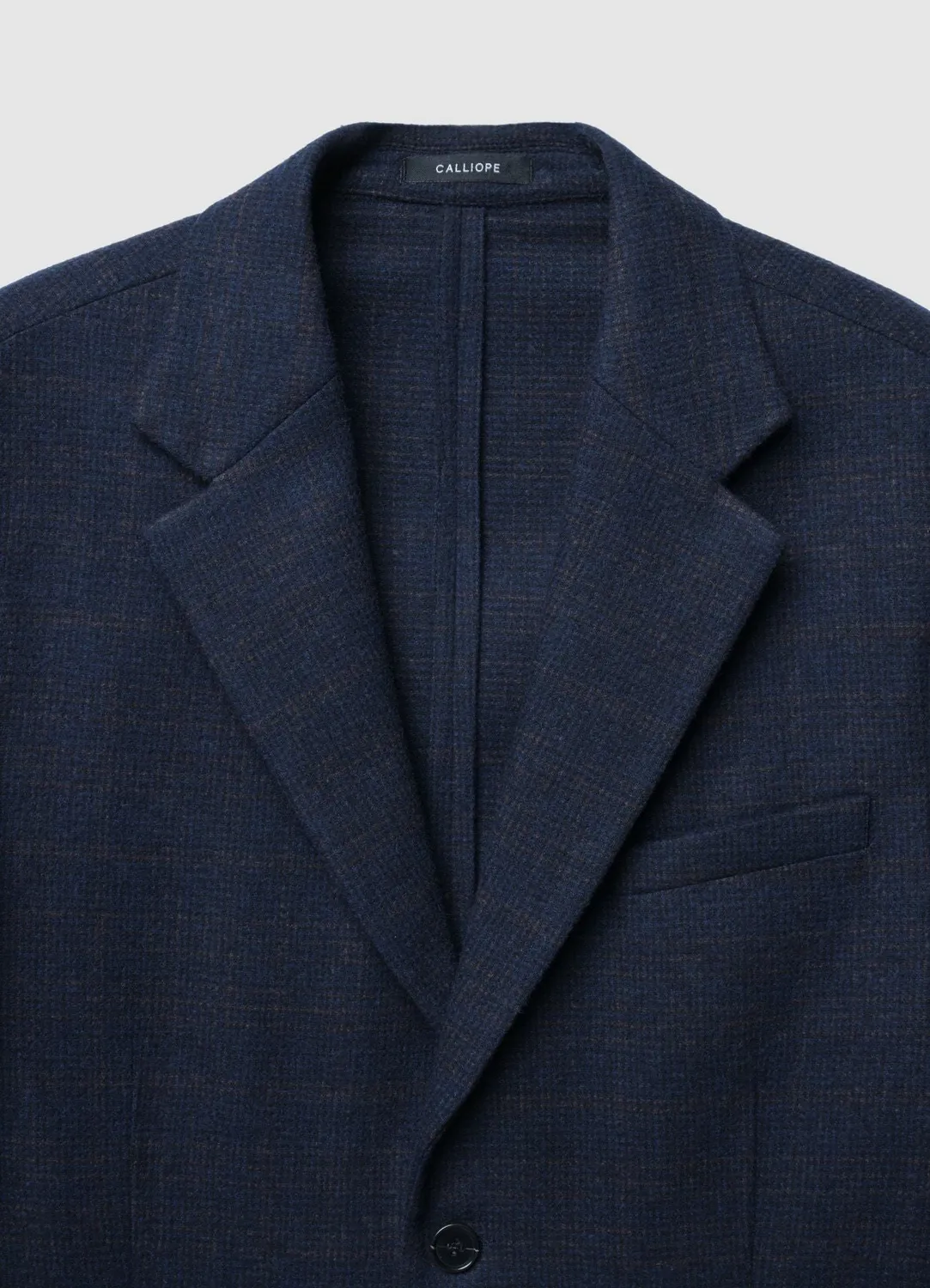 Calliope veste carreaux homme laine 2 boutons