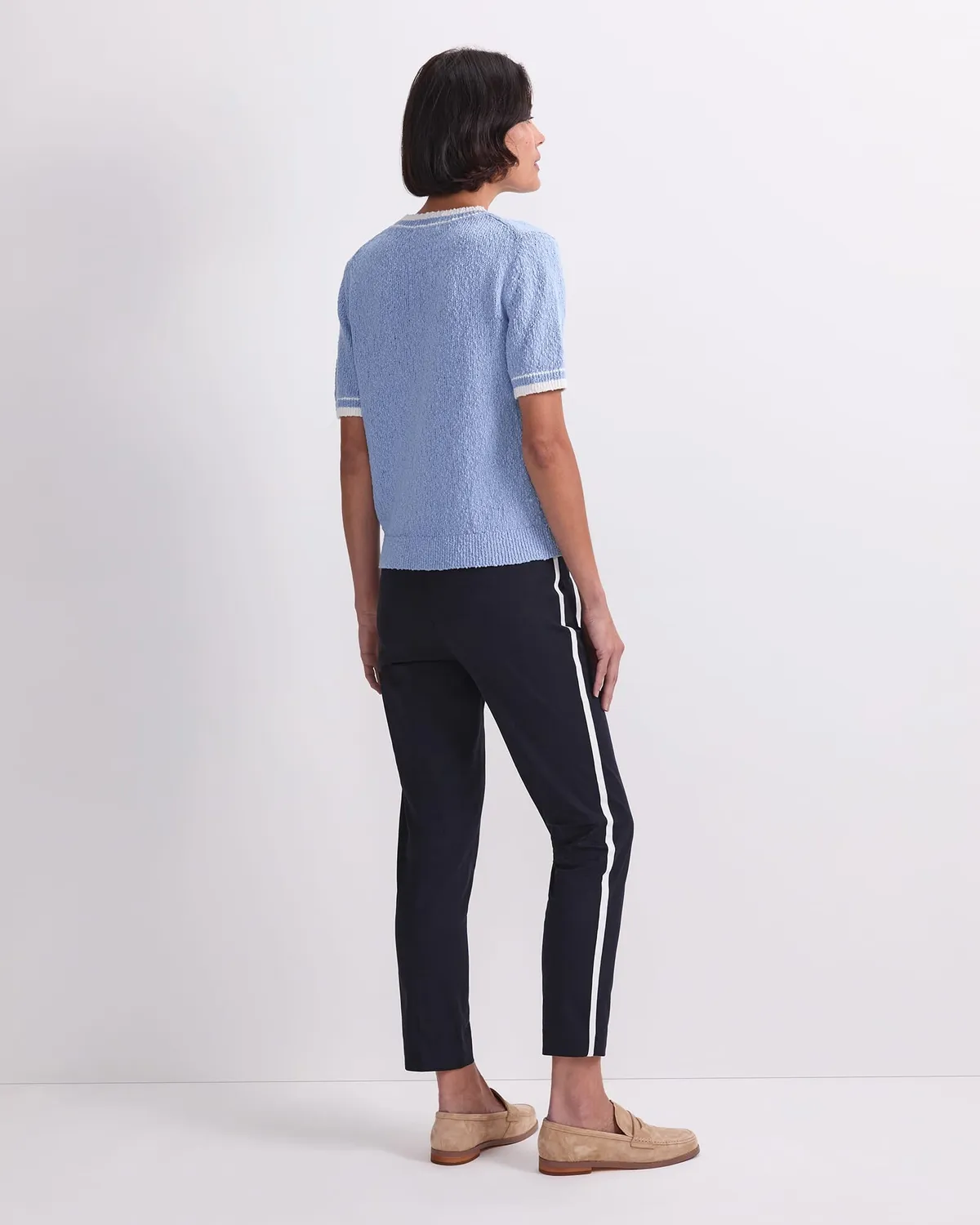 Sportscraft Cotton Crew Neck Knit pull coton femme