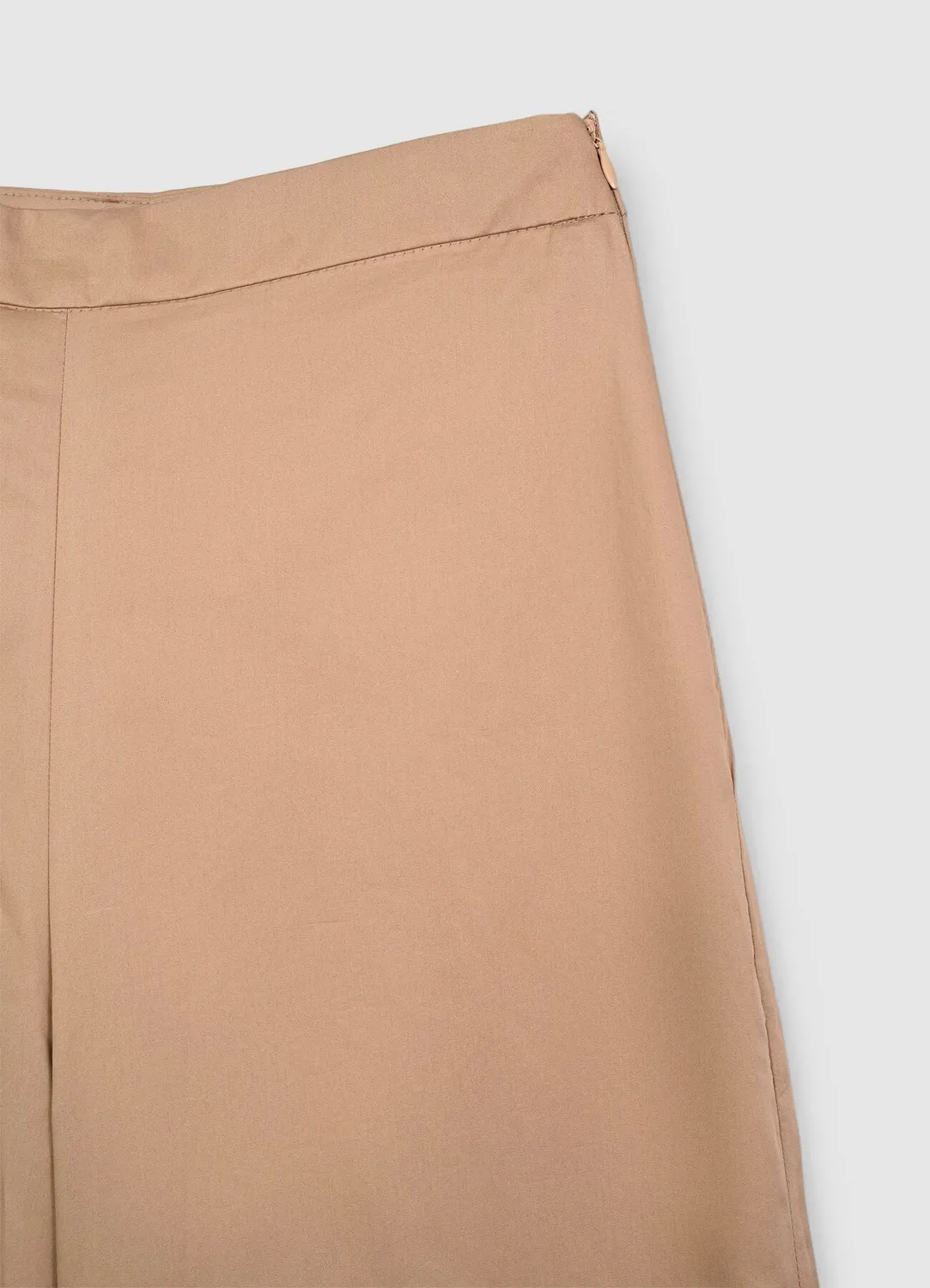 Calliope Pantalon Palazzo Crop Femme Coton