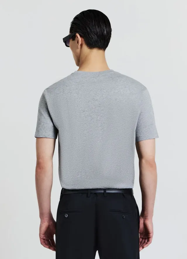 Calliope T-shirt homme col rond coton uni