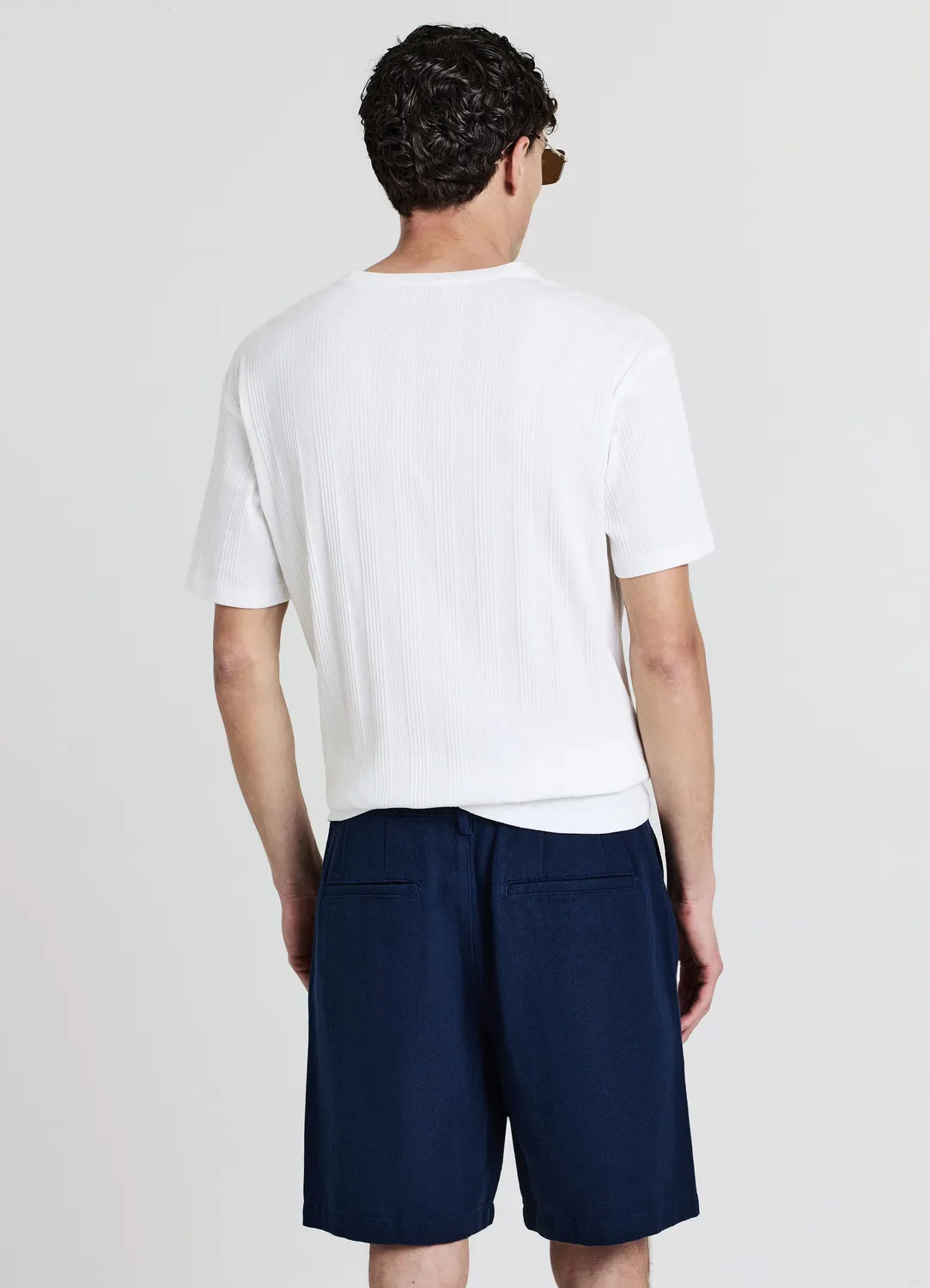 Calliope Short chino homme cordon taille broderie