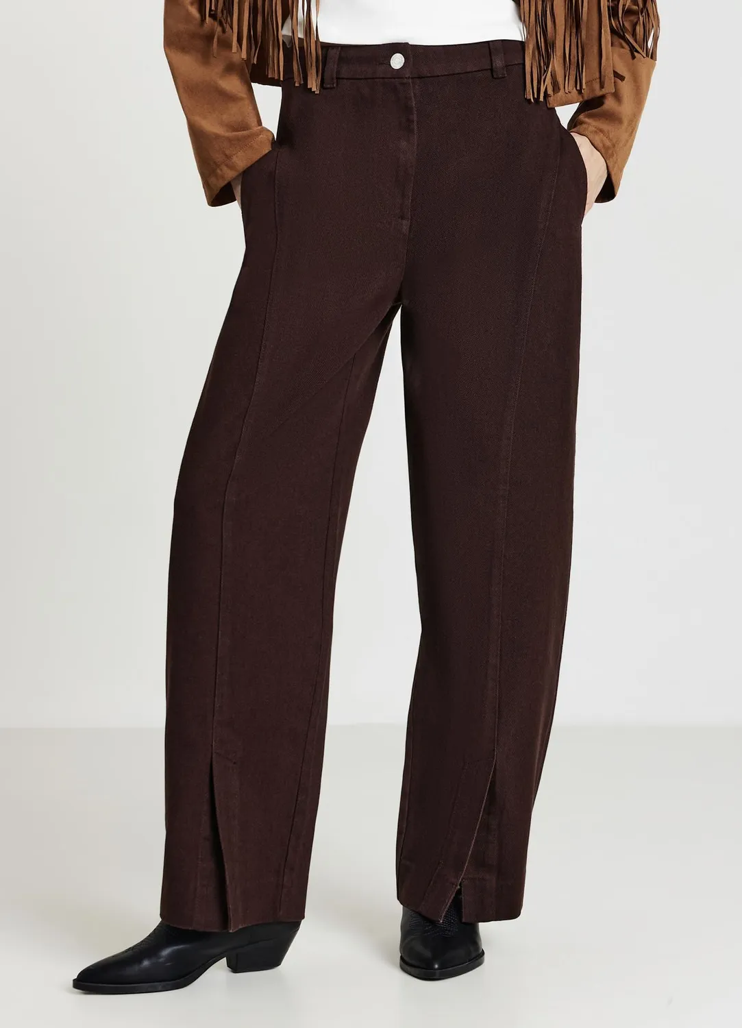 Calliope balloon pantalon femme taille haute