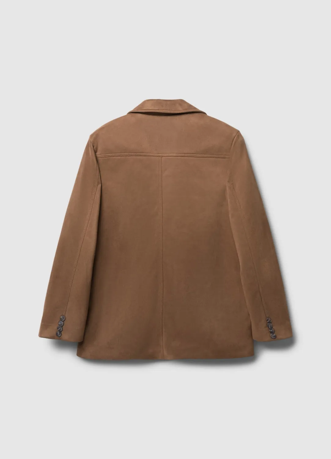 Calliope veste effet daim femme boutonnée