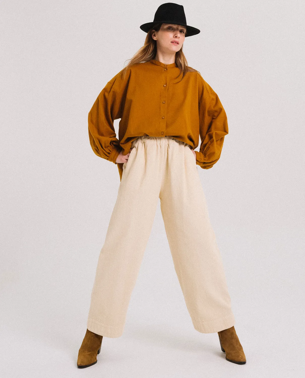 Tinsels Doha blouse courte curry coton