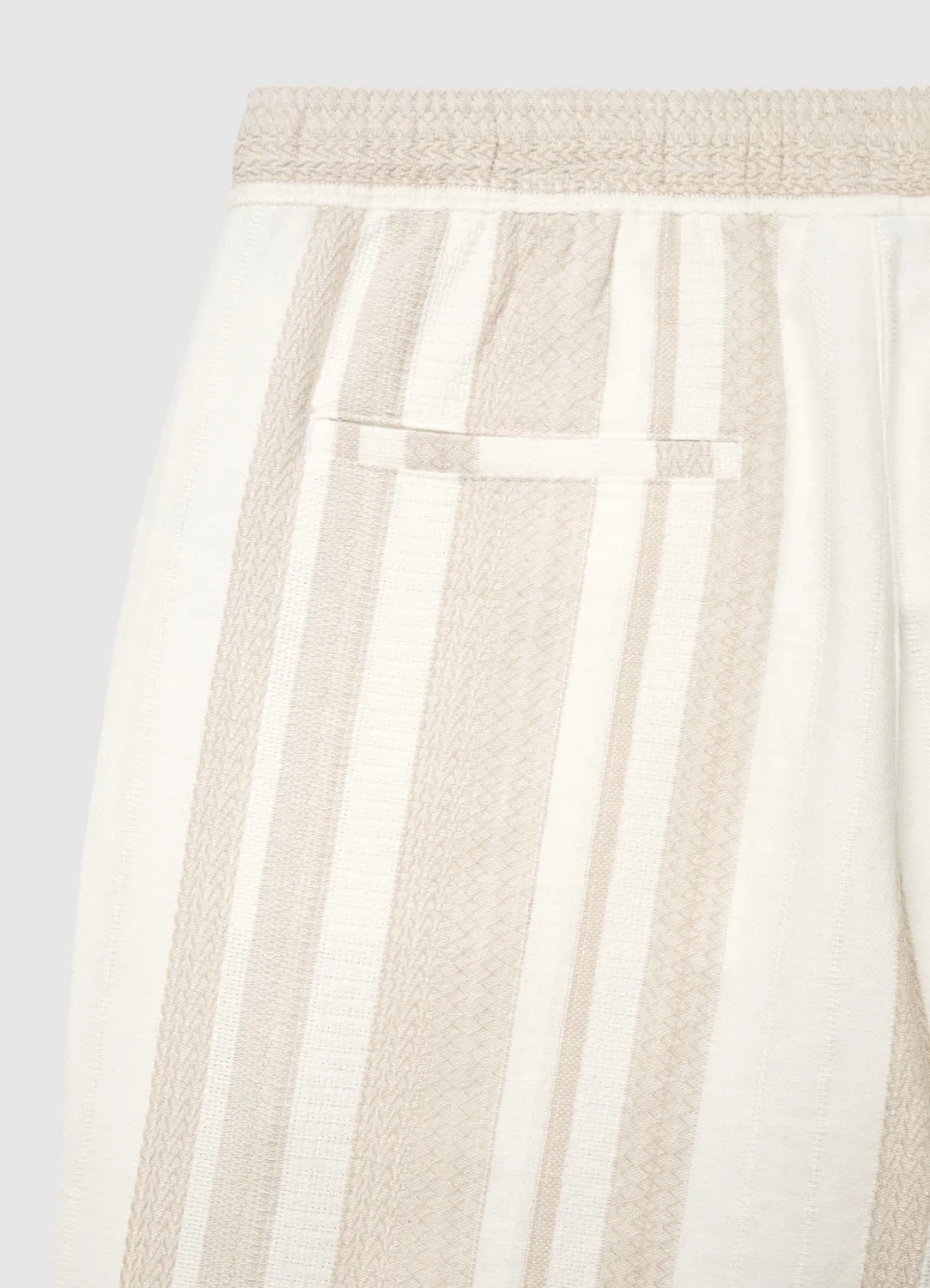 Calliope bermuda homme jacquard rayé élastique