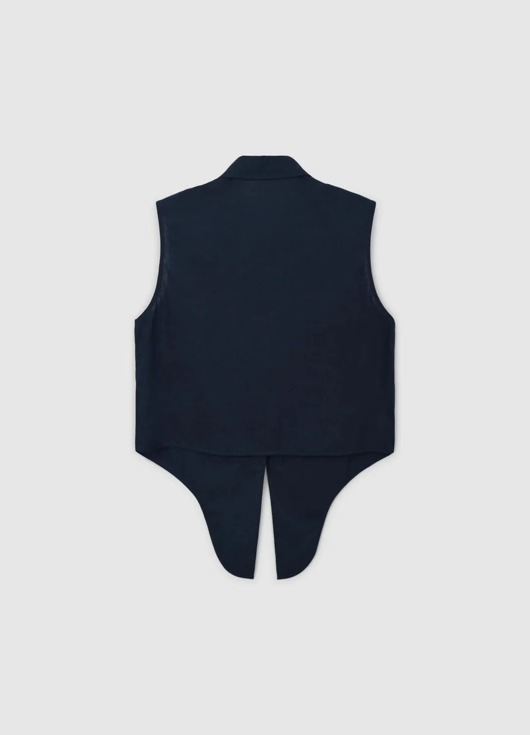 Calliope Chemise sans manches lin nouée femme
