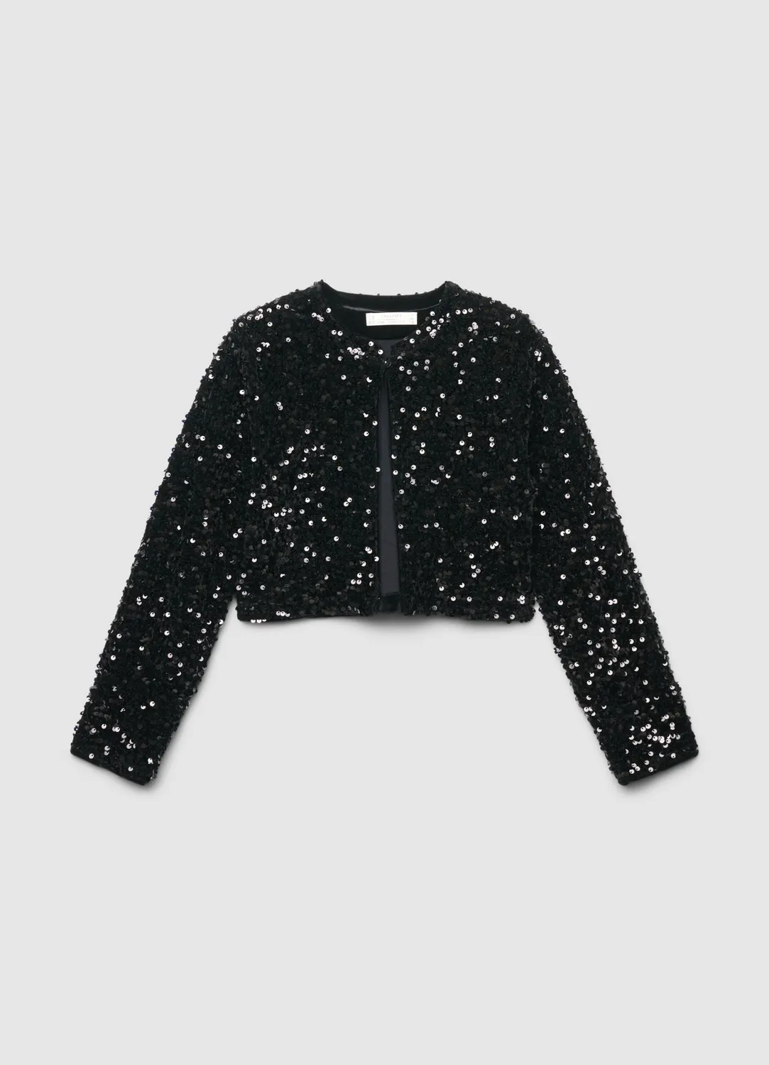 Calliope boléro fille paillettes manches longues
