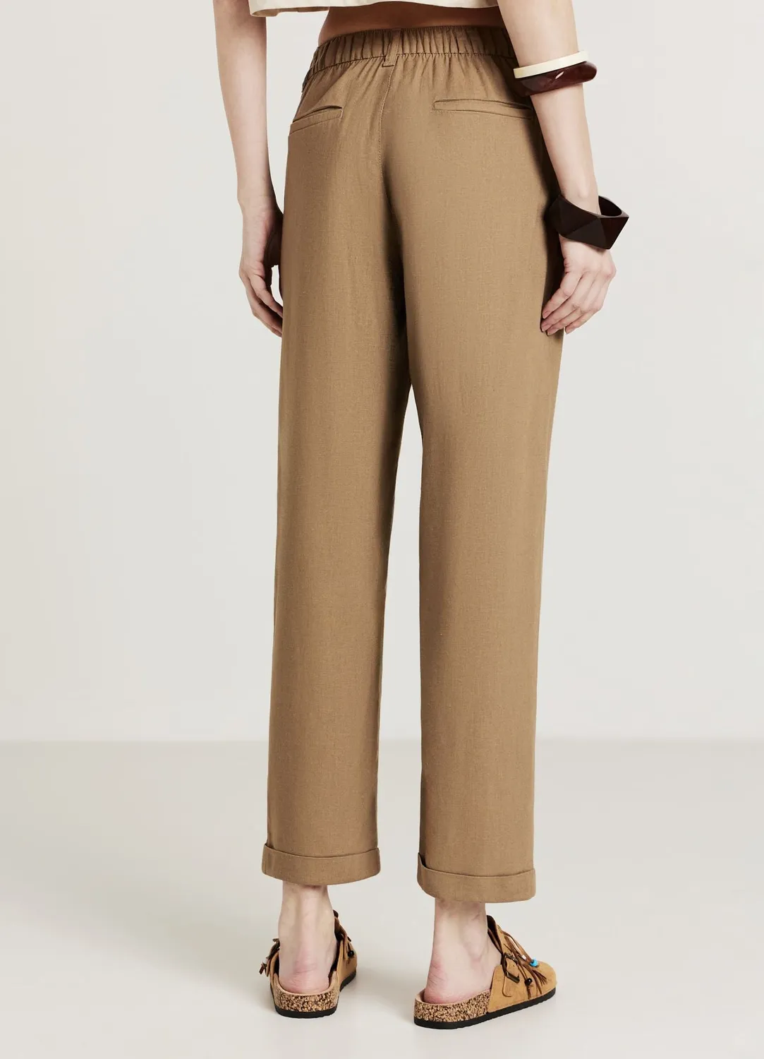 Calliope pantalon femme lin poches françaises