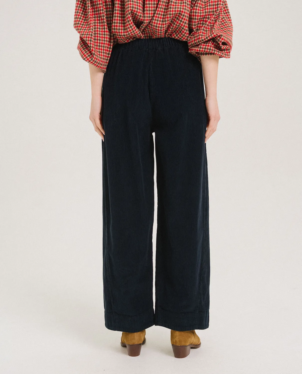 Tinsels Djoudi pantalon velours carbone