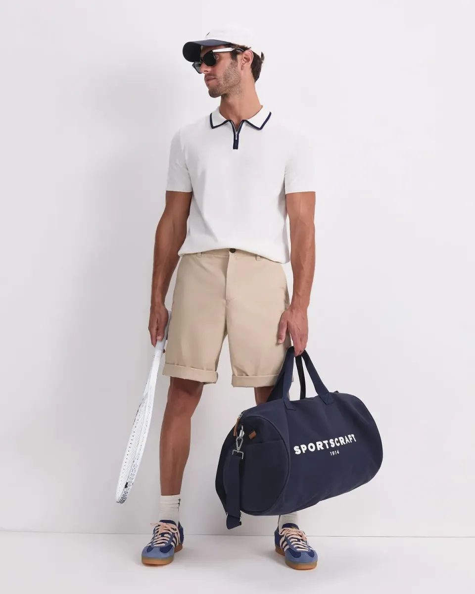 SportsCraft Brookes polo knit zip homme
