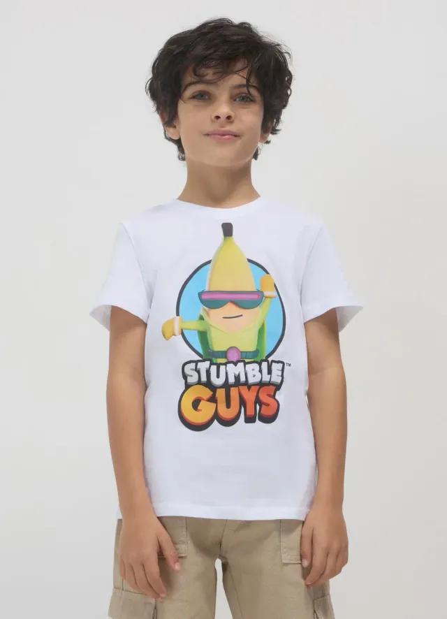Calliope Stumble Guys t-shirt enfant coton imprimé