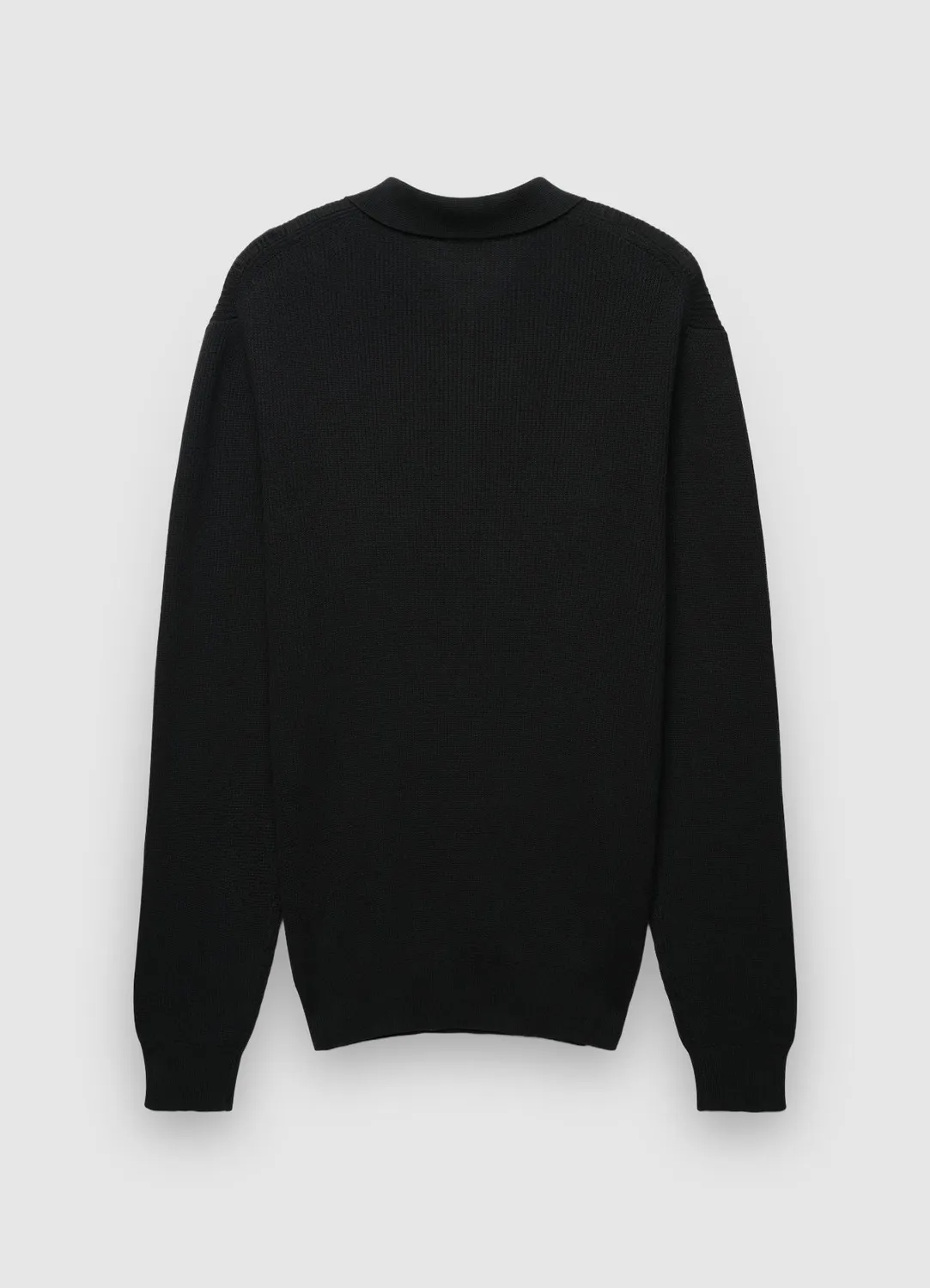 Calliope pull polo zippé côtelé homme
