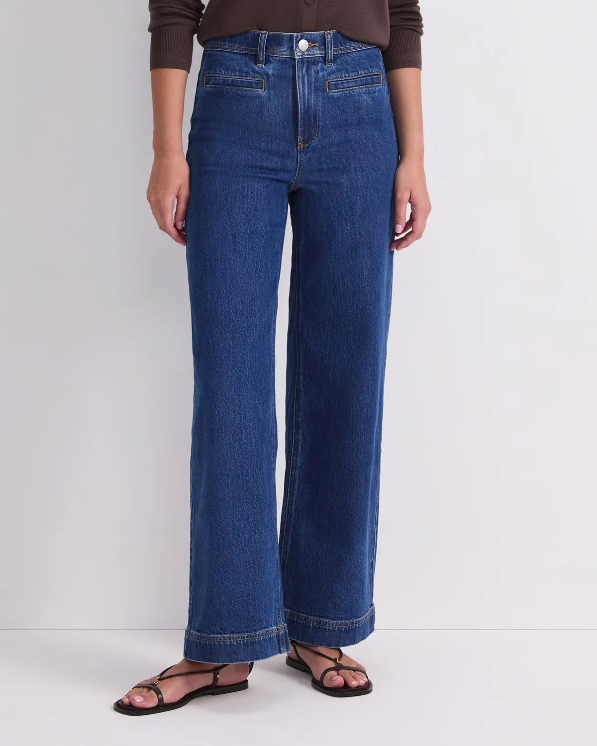Sportscraft Tessa 120796 jean large femme indigo