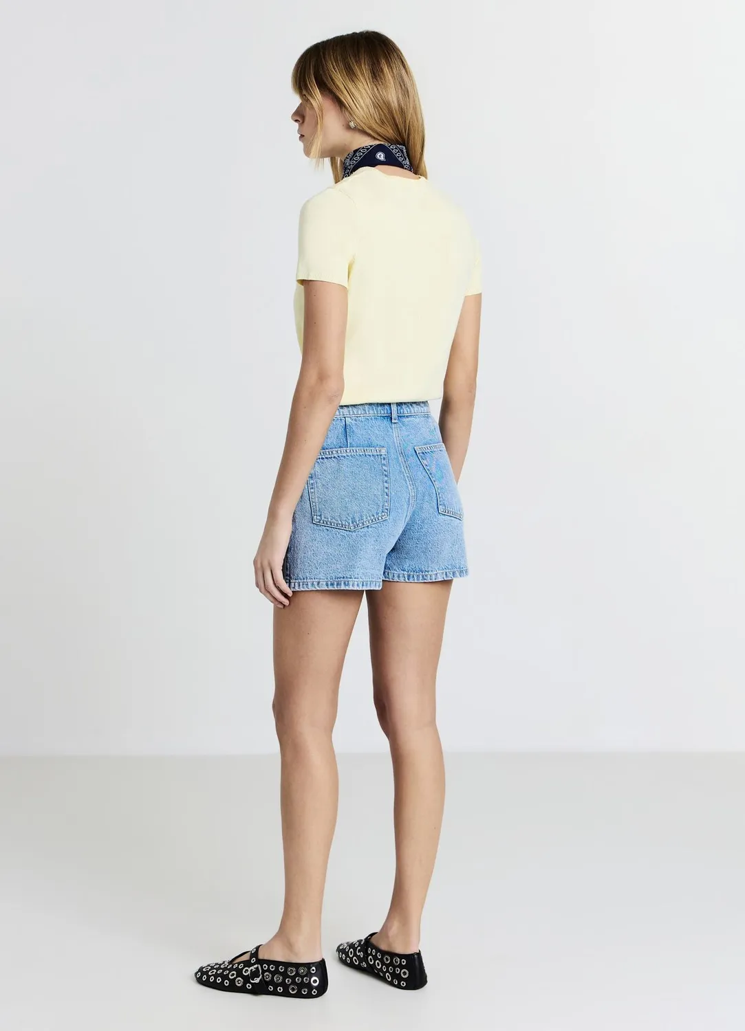 Calliope jupe-short à boutons femme