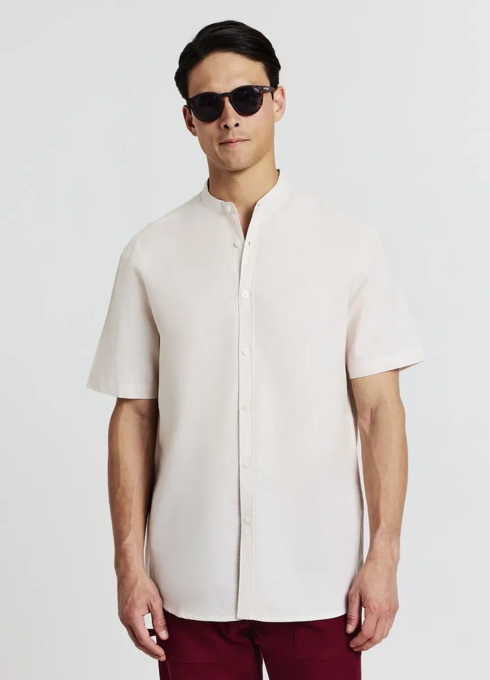 Calliope Chemise Coréenne homme chemise coton lin