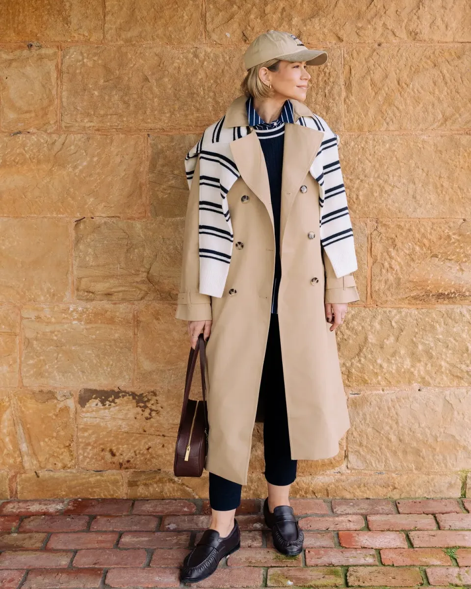 Sportscraft Audrey Icon trench lin femme coupe droite