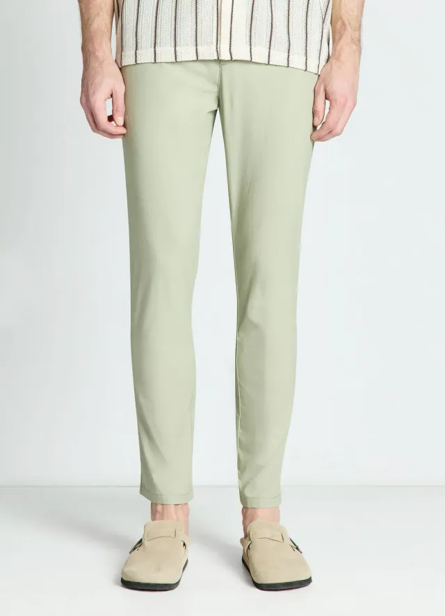 Calliope pantalon chino homme coupe droite taille élastique