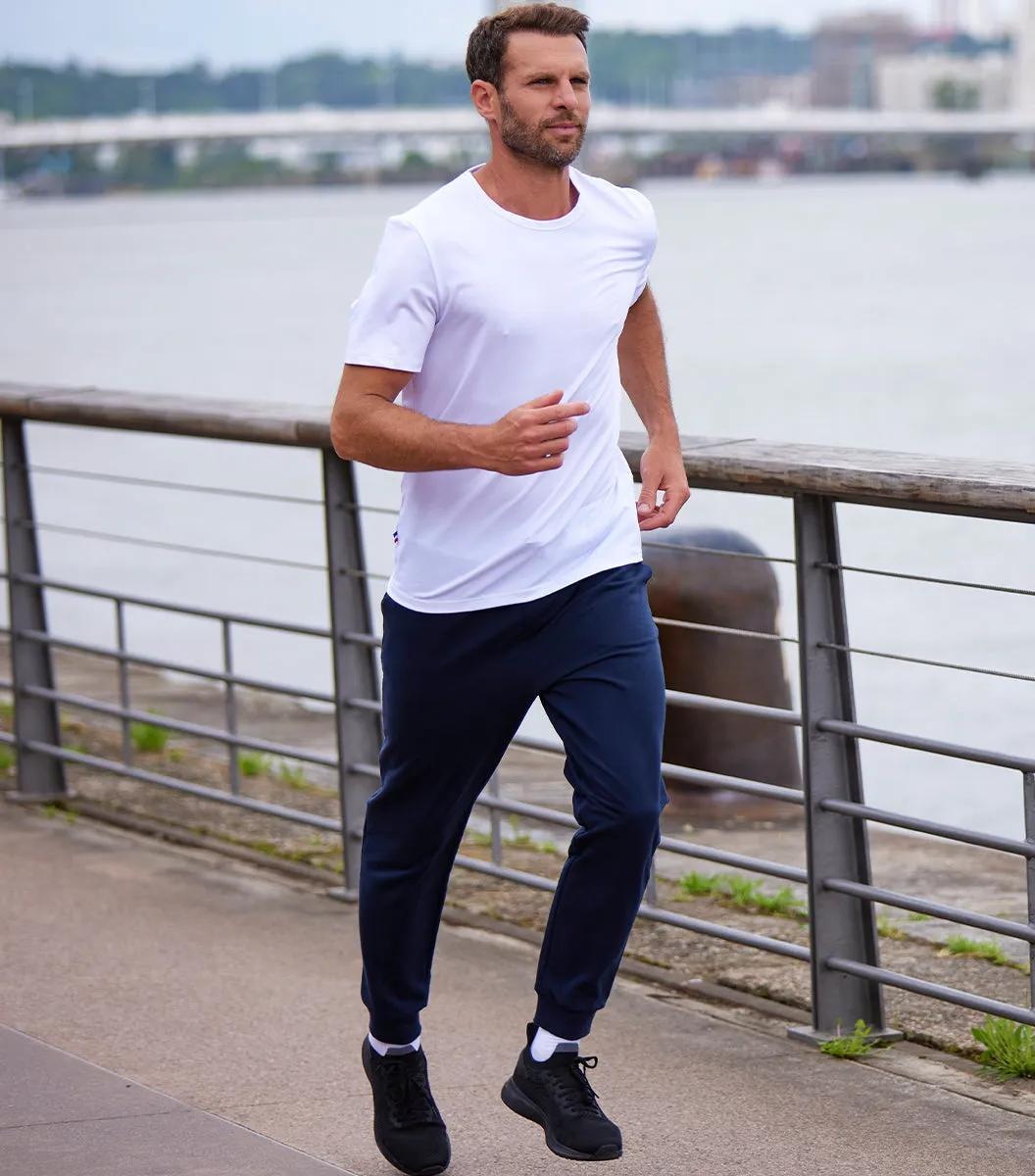 Cocorico Intemporel jogging homme marine coton
