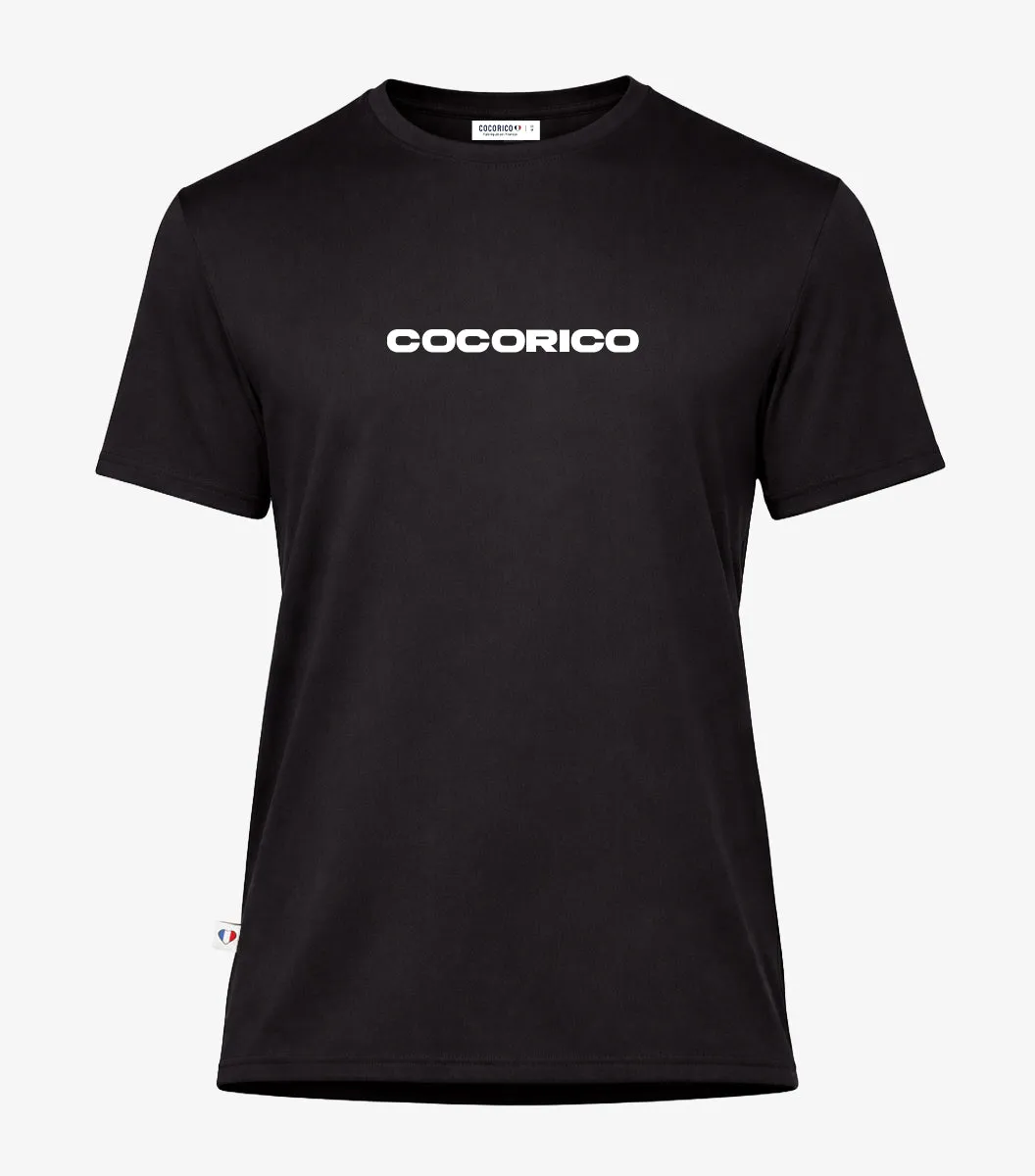 Cocorico Impact t-shirt sport homme noir respirant