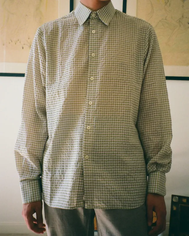 EREVAN Elton Carreaux chemise manches longues