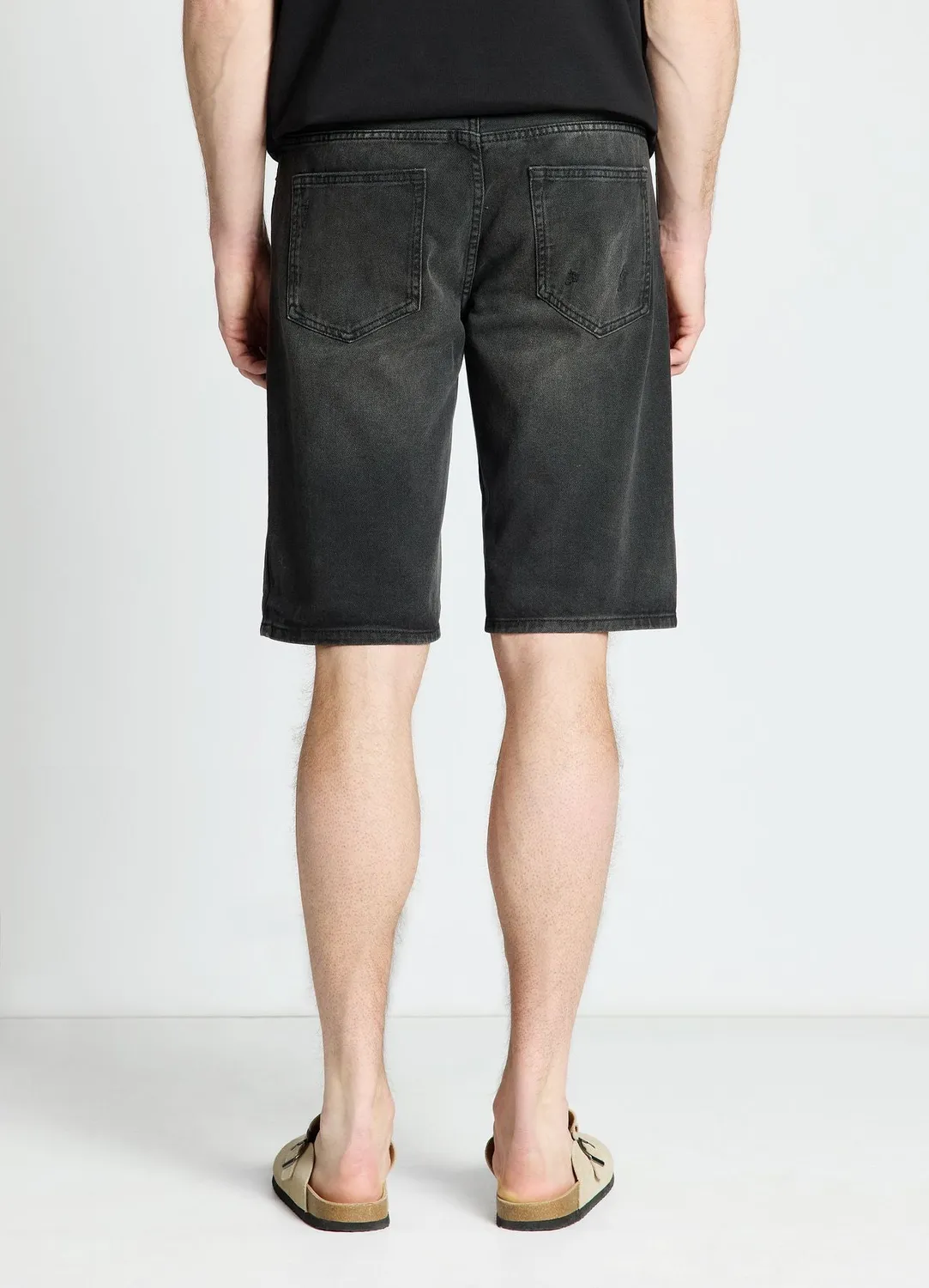 Calliope short jean homme déchiré à revers