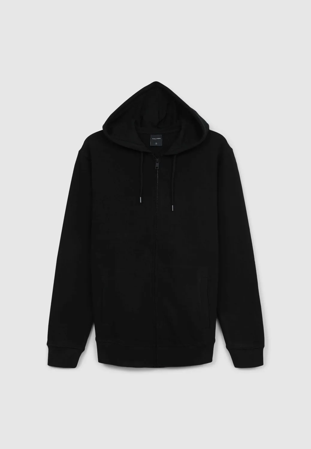 Calliope sweat zippe capuche coton homme