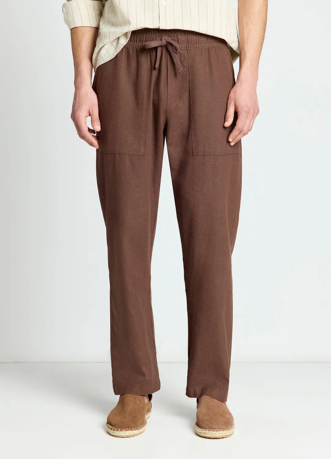 Calliope Pantalon Jogger Homme en Lin