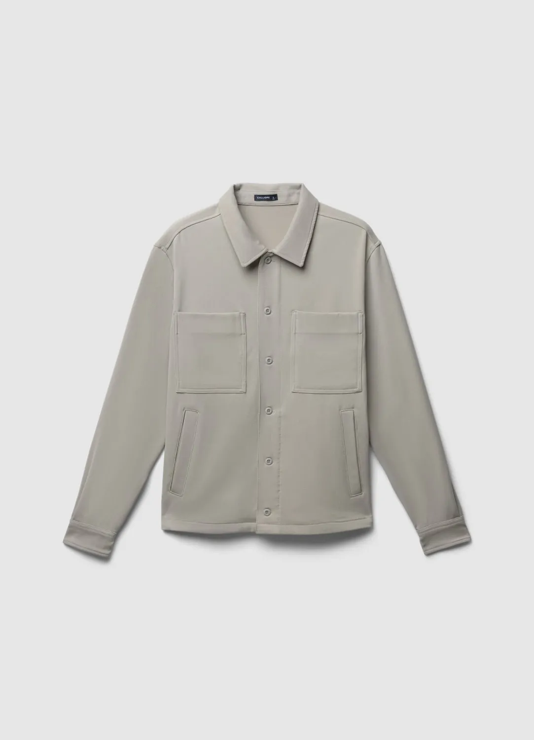 Calliope Shacket homme uni poches regular