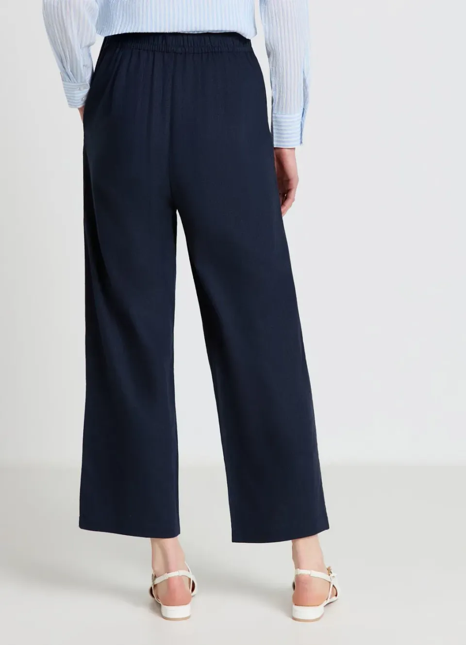 Calliope pantalon jogger lin femme fluide