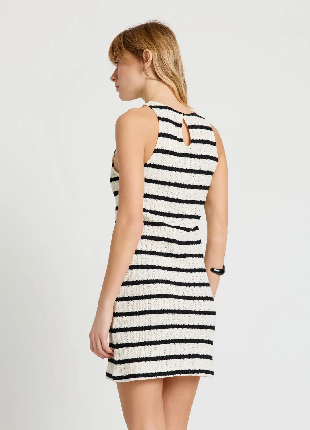 Calliope robe rayée sans manches mini femme