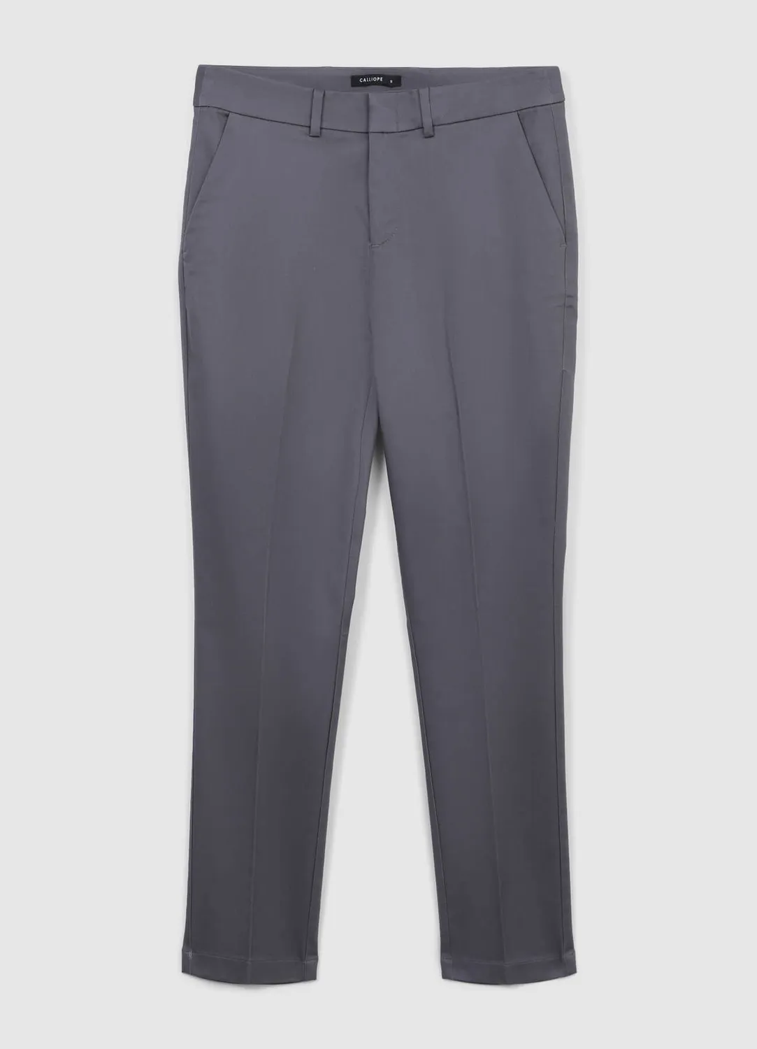 Calliope pantalon femme uni droit poches