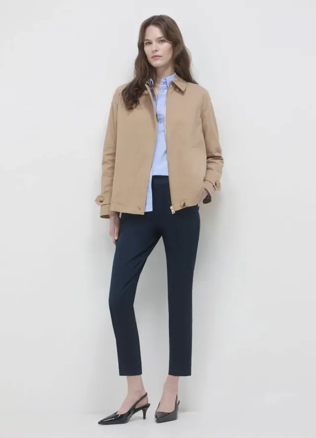 Calliope pantalon satin coton femme taille S