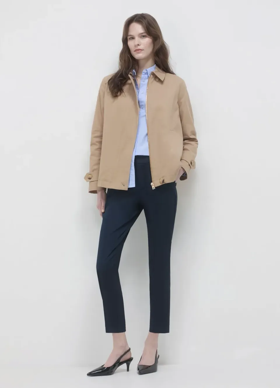 Calliope pantalon satin coton femme taille S