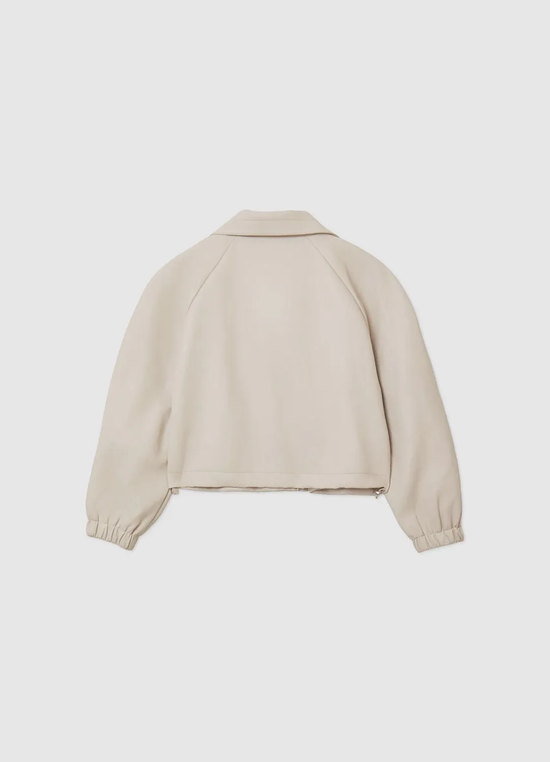 Calliope blouson femme court effet cuir zip