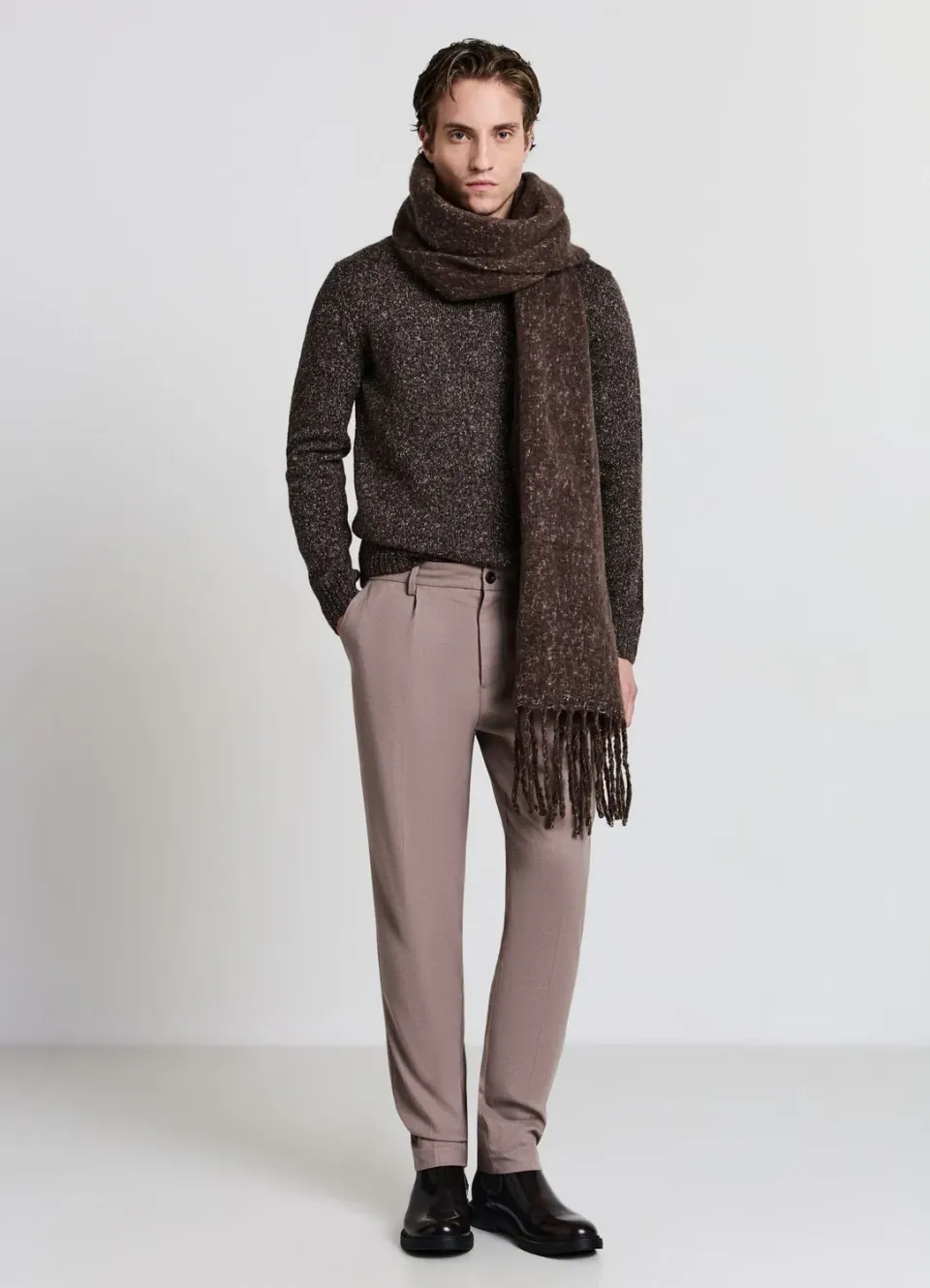 Calliope chino pantalon homme taille élastique