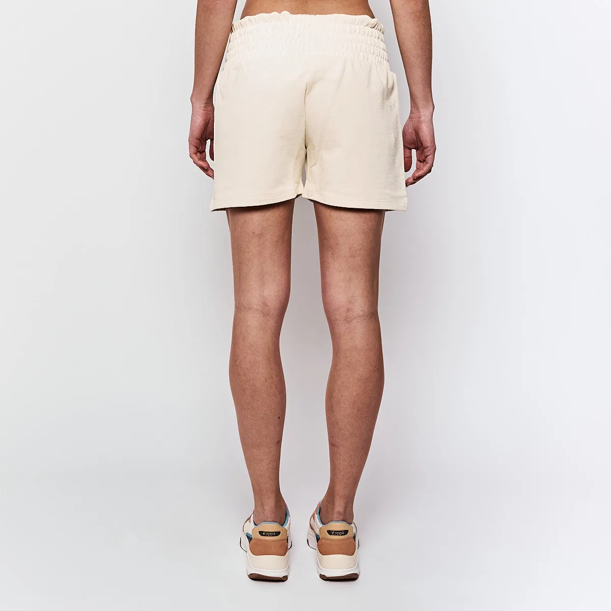 Robe di Kappa Authentic Samael Organic short blanc femme coton bio
