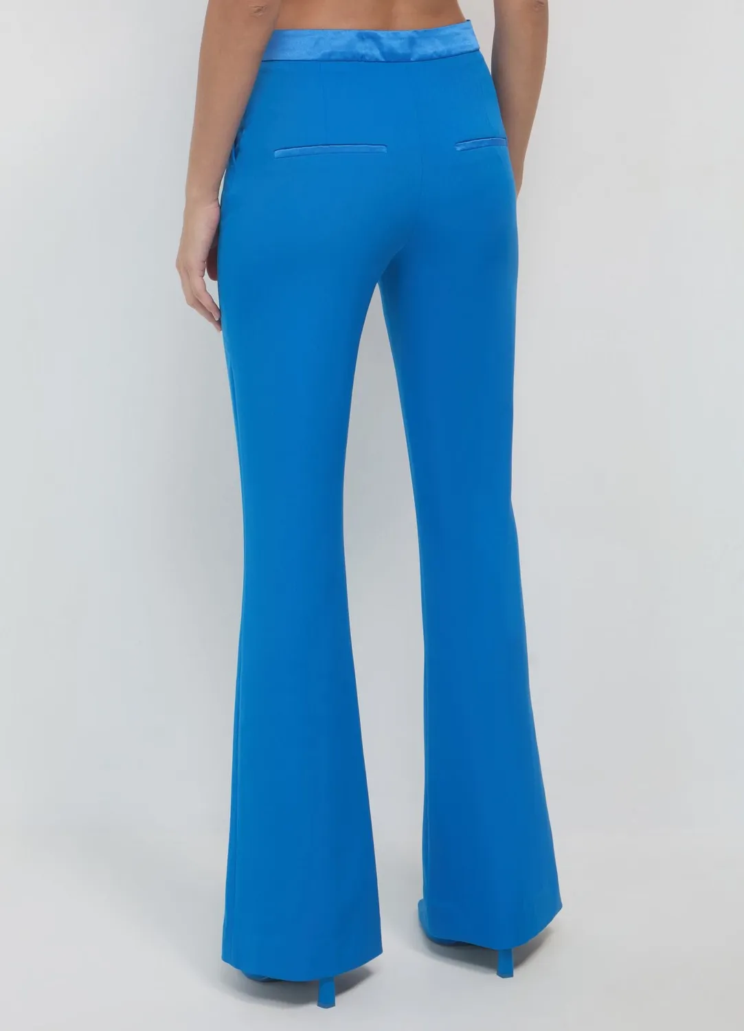 Calliope pantalon femme patte bande satin