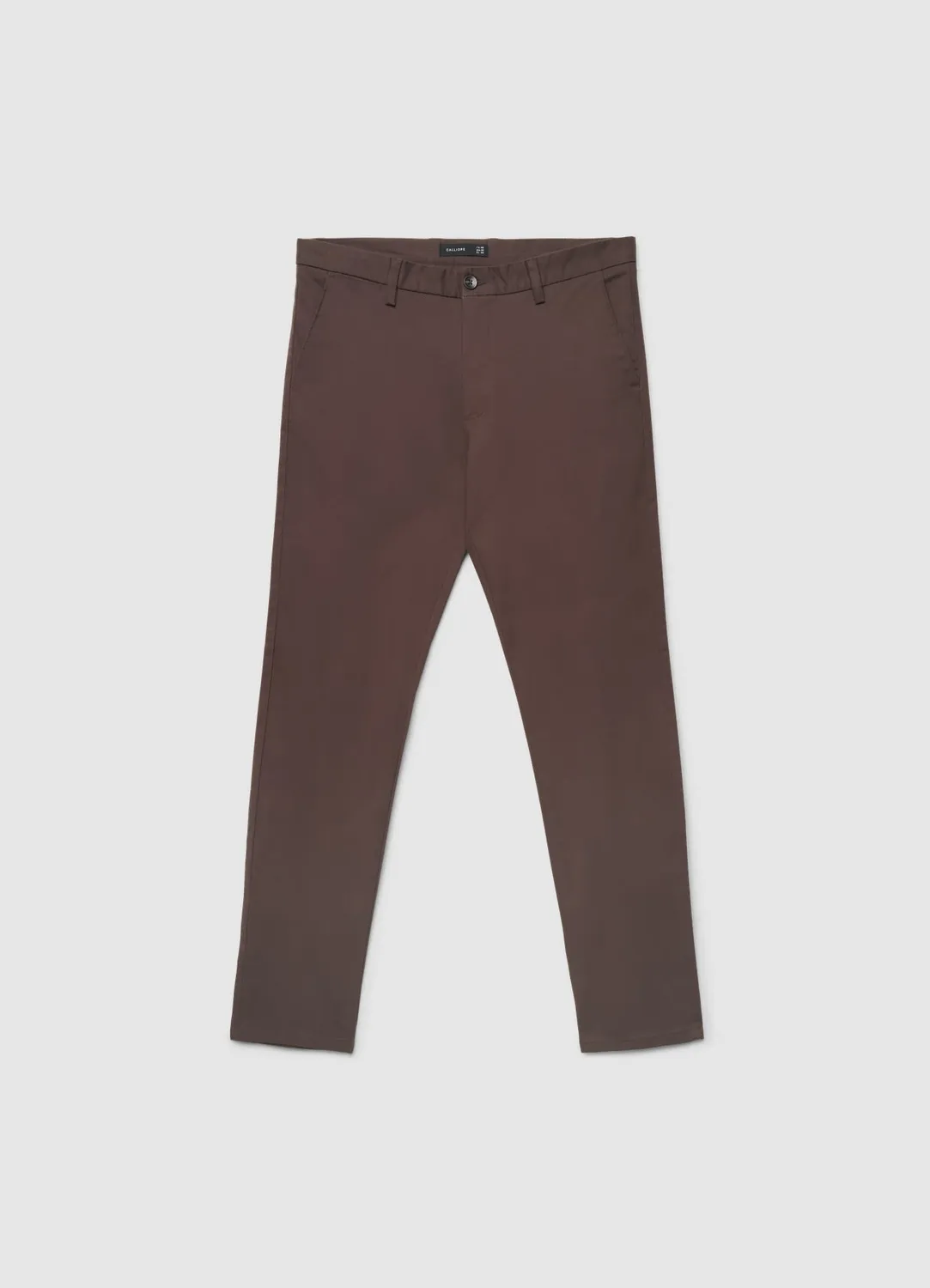 Calliope pantalon chino slim homme uni cheville
