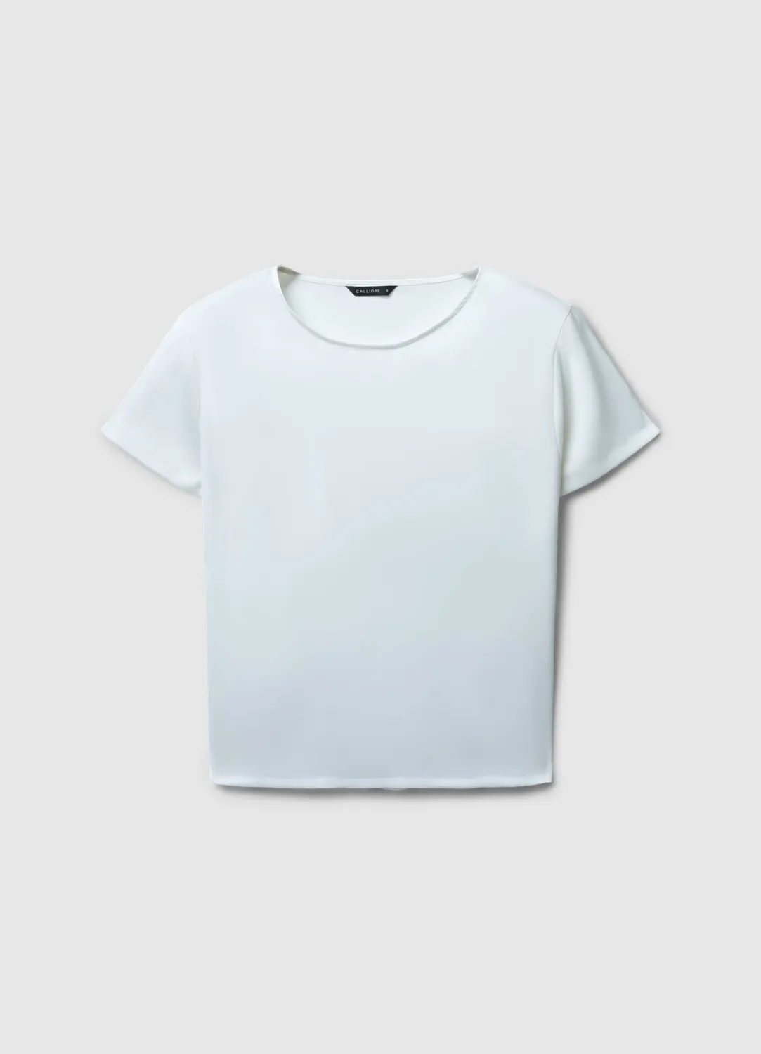 Calliope t-shirt simil raso t-shirt satiné femme