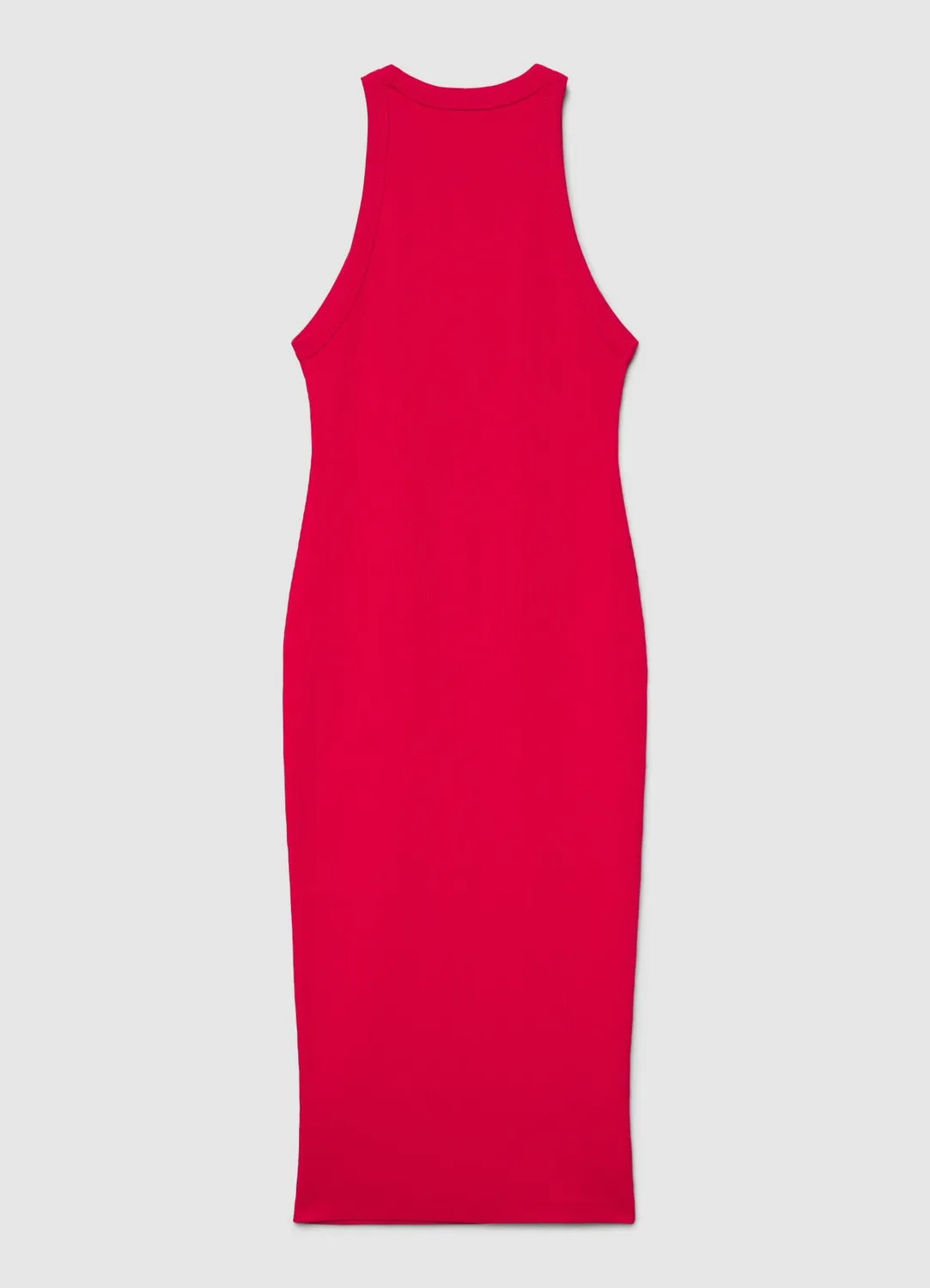 Calliope Atelier robe longue côtelée épaules dénudées