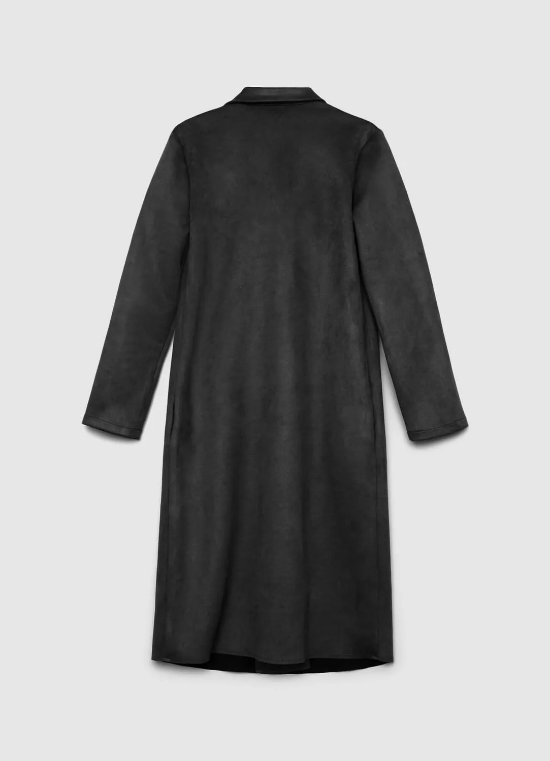 Calliope manteau femme similisuède sans fermeture