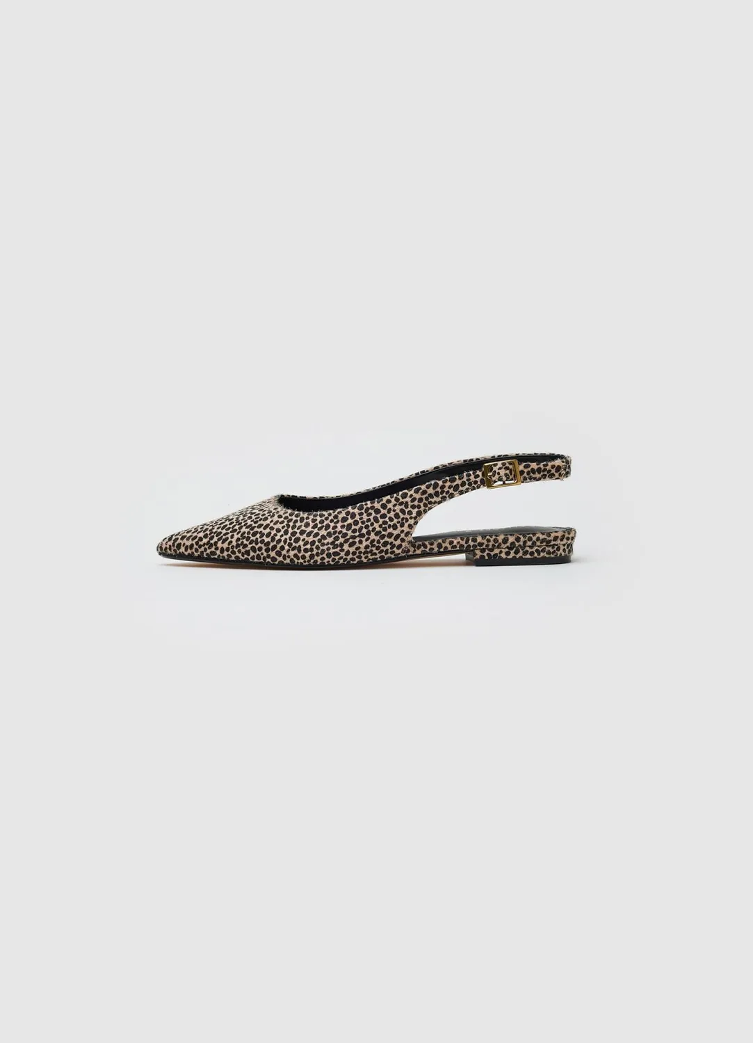 Calliope slingback animalier femme 38 talon plat