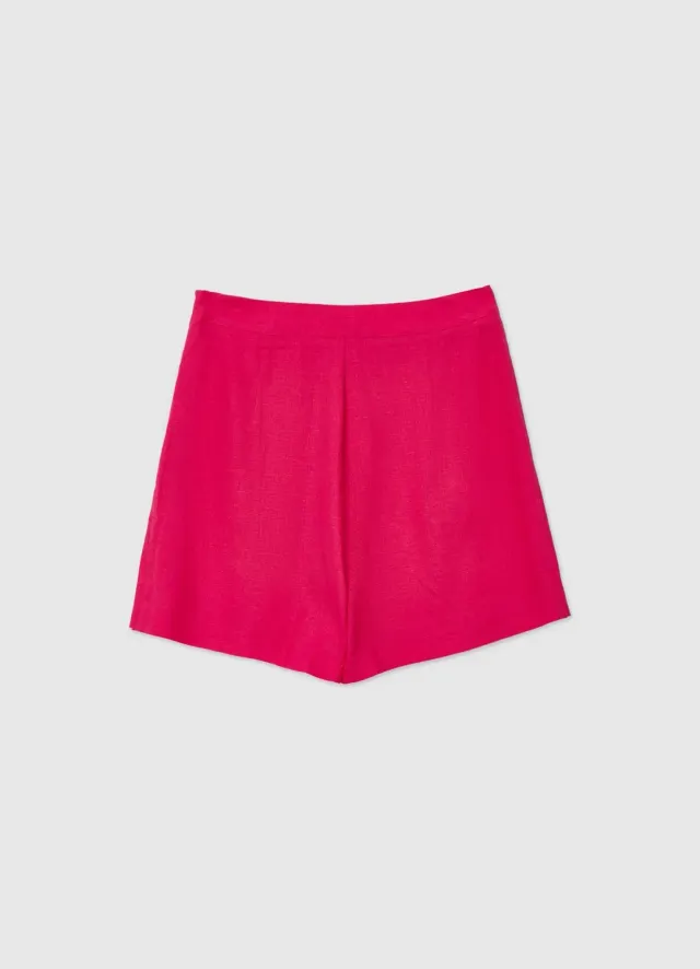 Calliope jupe-short femme unie zip latéral XS