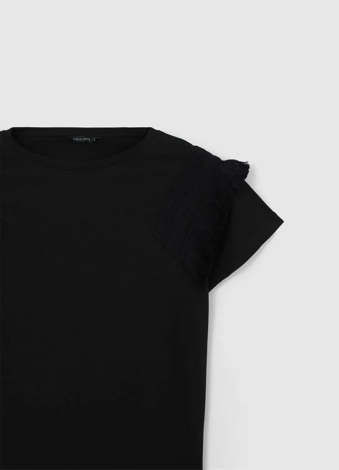 Calliope t-shirt femme coton à galon