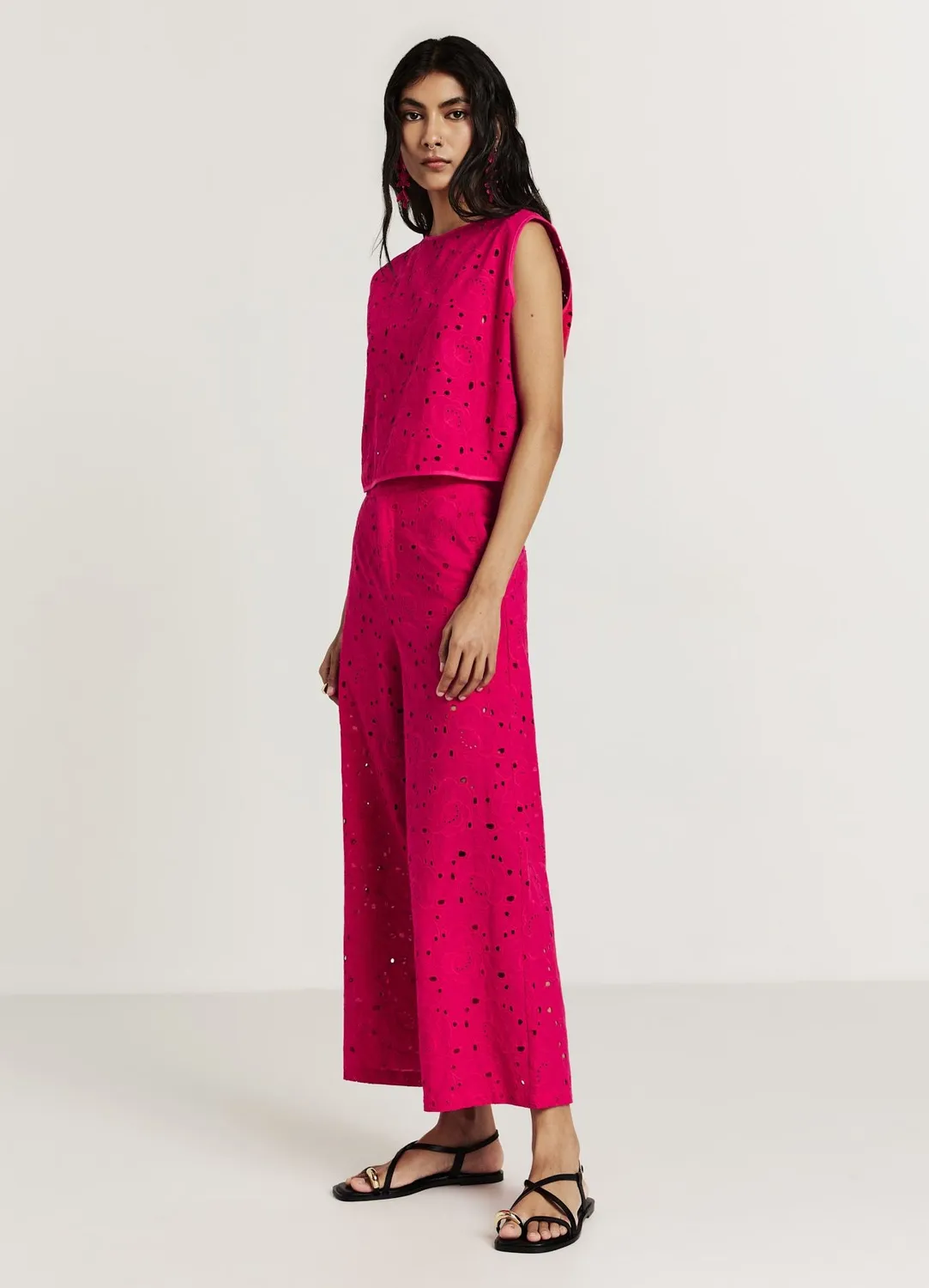 Calliope pantalon culotte femme sangallo coton