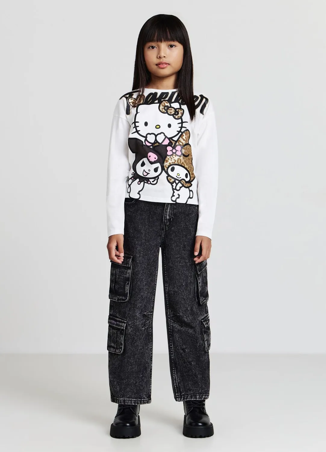 Calliope T-shirt fille Hello Kitty manches longues