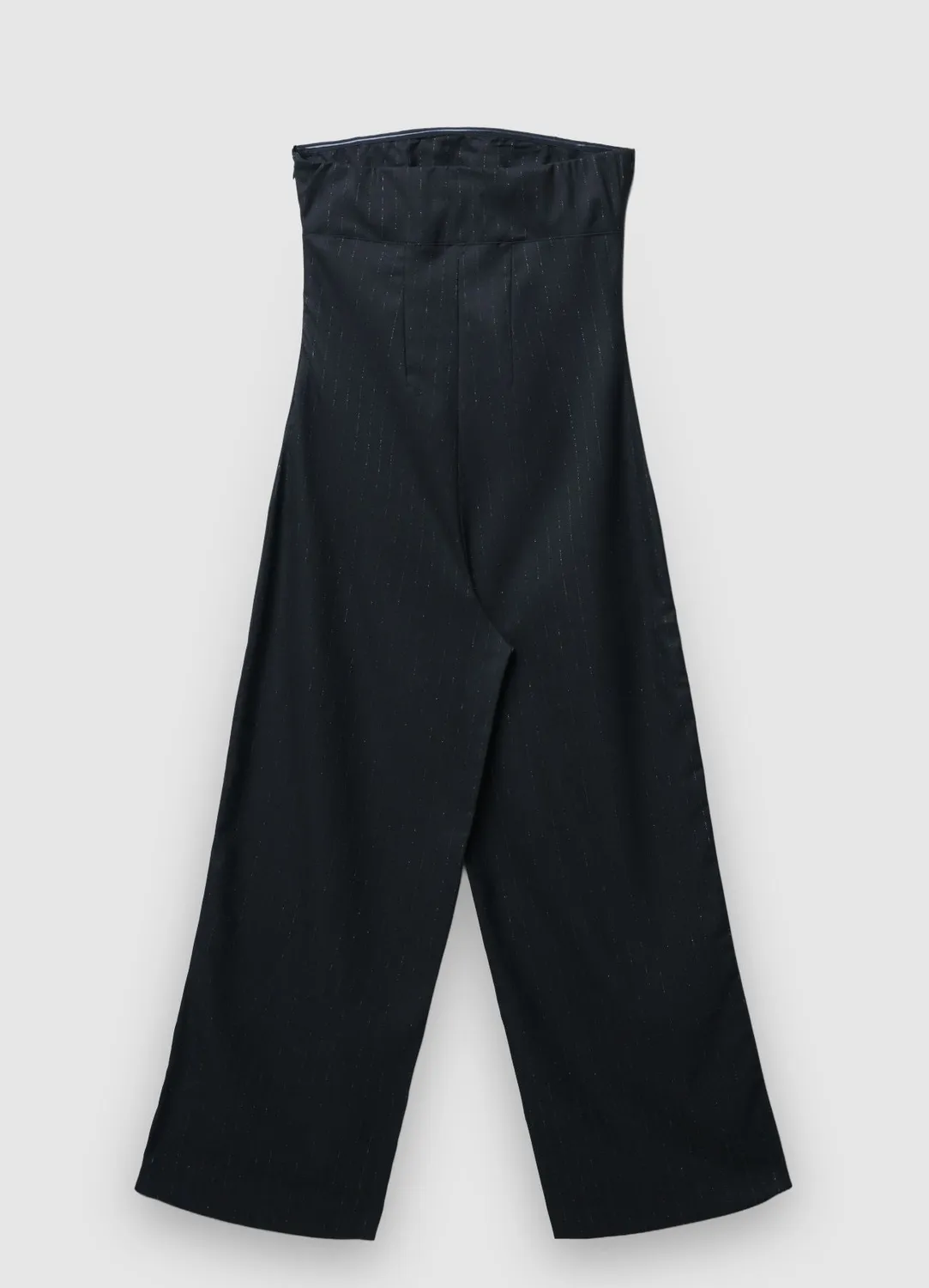 Calliope rayée combinaison femme bustier lamé