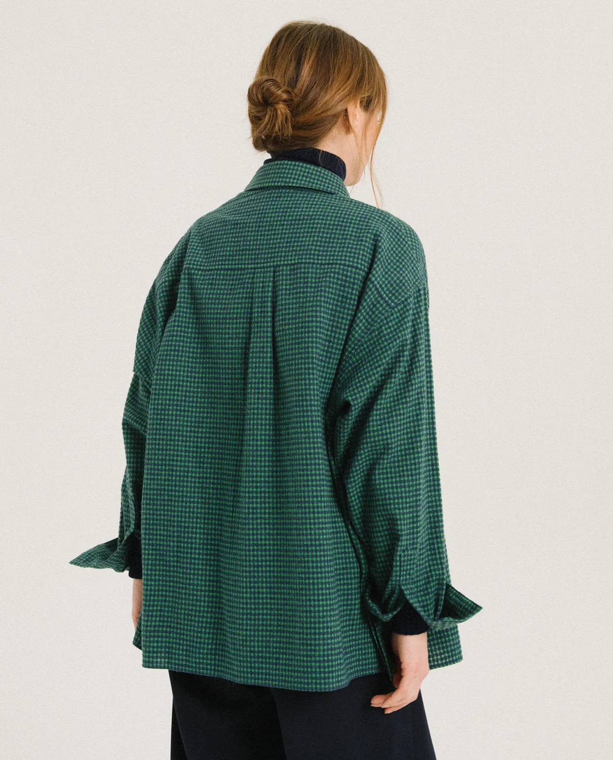 TINSELS WYOMING POEM chemise flanelle à carreaux